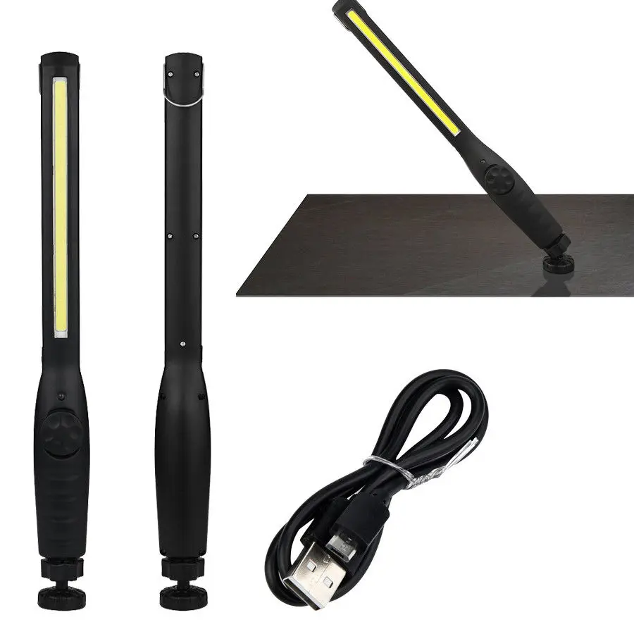 Magnetic Charging Flashlight Lintema Led Torch USB Rechargeable Aluminum Work Light