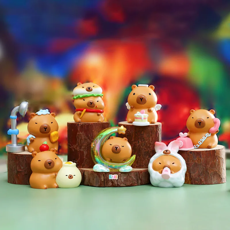 Capybara Racing LINDA Capybara Racing Car Blind Box - 6pcs Action Figures