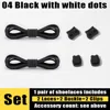 04 Black with white dots