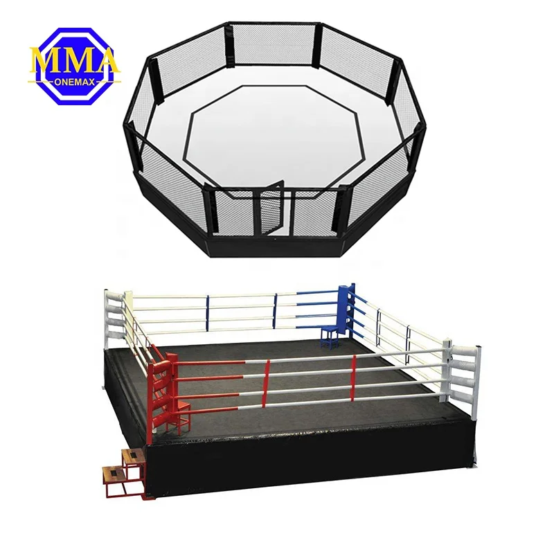 ボクシングリング MMAケージ 14x14オクタゴン|カスタマイズ可能なプロ仕様 ボクシングリング MMAケージ 14x14オクタゴン|カスタマイズ可能なプロ仕様
