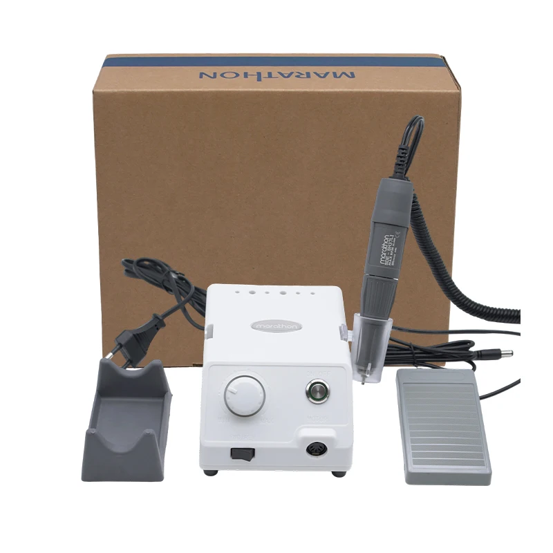 AT-ND-184 M4 dengan Gagang SH37LN, Motor Mikro Gagang Gigi, Gagang Gigi Listrik untuk Manikur dan Pedikur, Mesin Pemoles Kuku untuk Seni Kuku