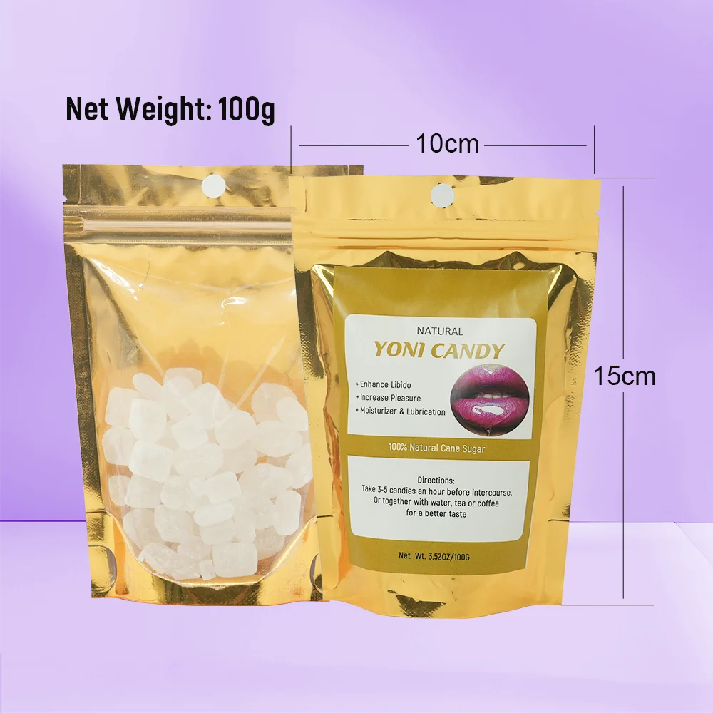 Chinaherbs Customized Logo 100% Pure Natural Sugar Lump Yoni Candy Crystal White Sexy Bulk Yoni Candy