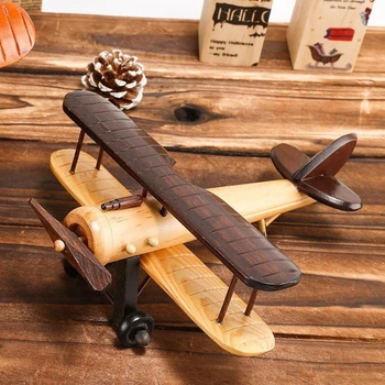 Tagtight Modèle d'avion en Bois, d'avion Rétro, ModèLe de Biplan Vintage, Planeur Fait à La Main, Mini Biplan Modèle d'avion De Décoration de Bureau, Photo, Souvenir à Collectionner Tagtight Modèle d'avion en Bois, d'avion Rétro, ModèLe de Biplan Vintage, Planeur Fait à La Main, Mini Biplan Modèle d'avion De Décoration de Bureau, Photo, Souvenir à Collectionner