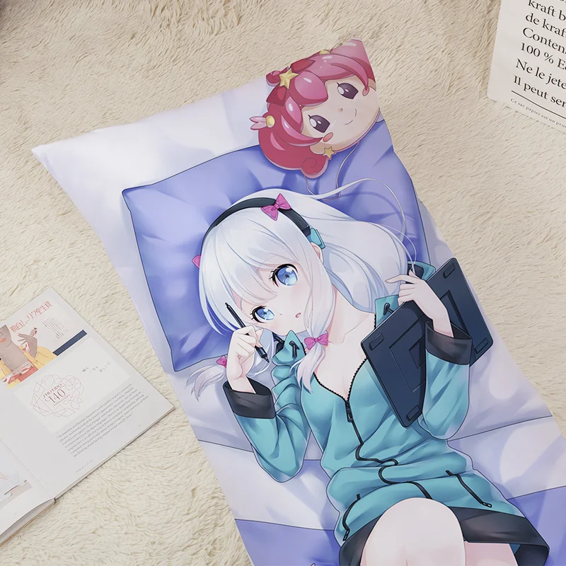 Custom 2 Way Soft Polyester Japanese  Decorative Pillow Case Dakimakura 150*50 cm Custom  Anime Body Pillow