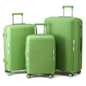 Customized 20 24 28 Inches Light-Weight Travel Luggage Modern Expansion PP with Polyester Lining