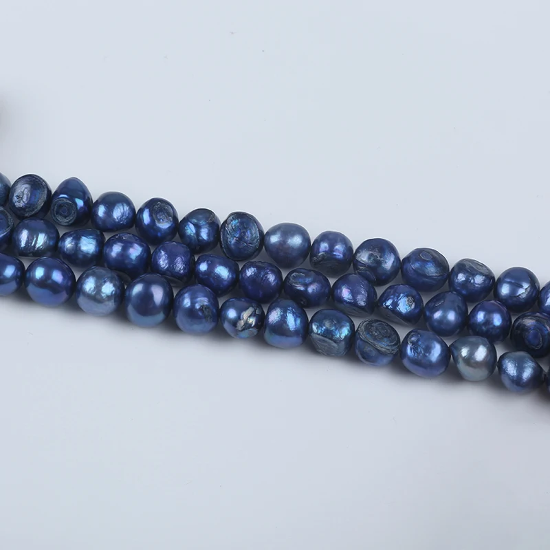 Perle Barocche Naturali D'acqua Dolce Multicolori Da 8-9 Mm - Foto 3