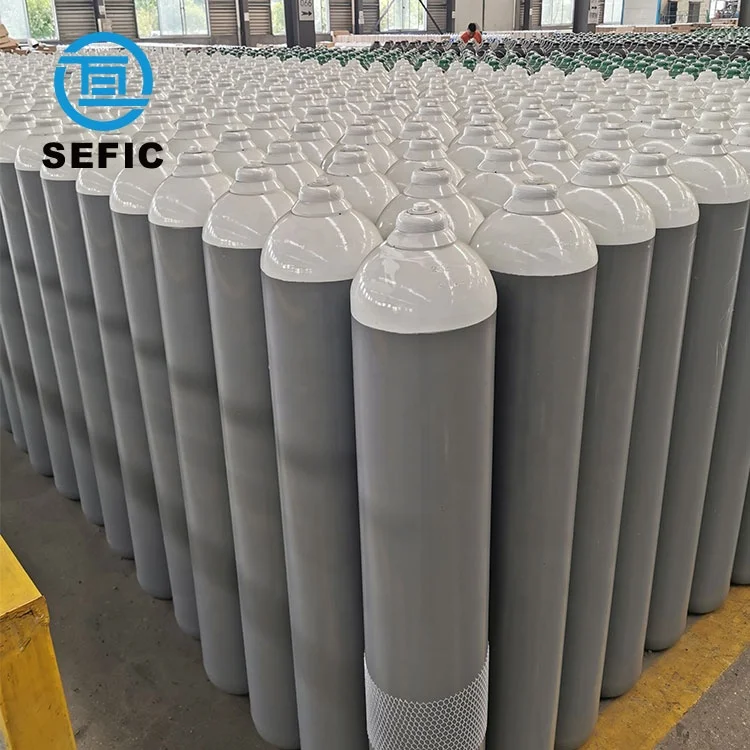 ISO9809-1 Standard TPED Certification G Size Argon Gas Cylinder 50L Argon Gas Bottle