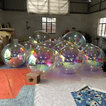 Manufacturers customized wholesale advertising activities inflatable mirror ball, magic mirror ball.