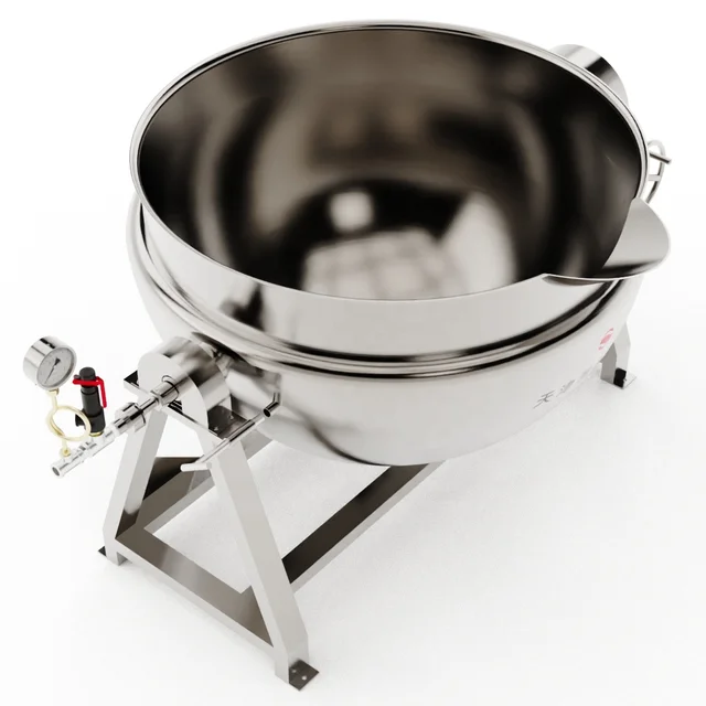 Stainless Steel Tilting Steam Jacketed Kettle Sandwich Pot