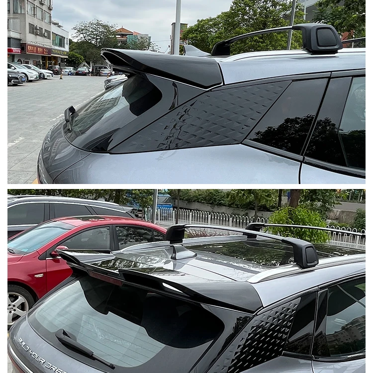 Car Rear Roof Wing Spoiler ABS Carbon Fiber Rear Trunk Spoilers For BYD ATTO 3 Atto3 Yuan Plus Accessory factory