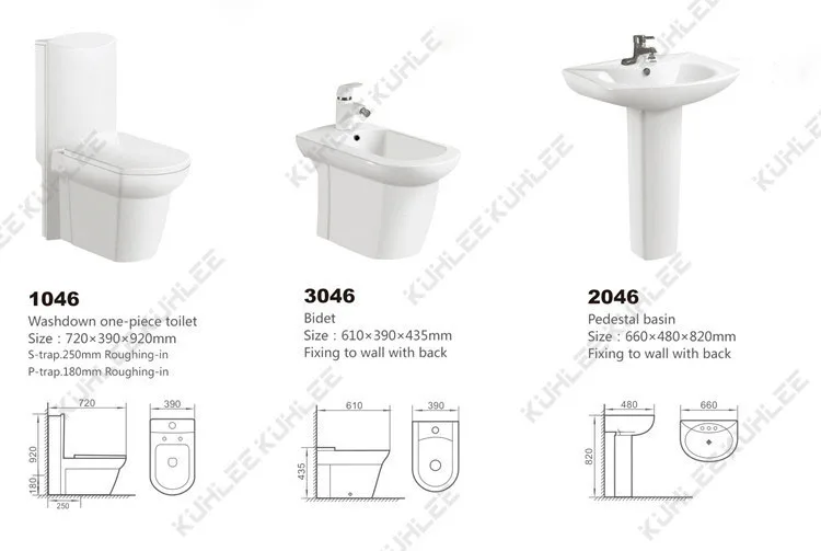 Hot Selling Sanitary Ware Bathroom Ceramic Wc Water Closet One Piece Toilet Bowl Set With Sink