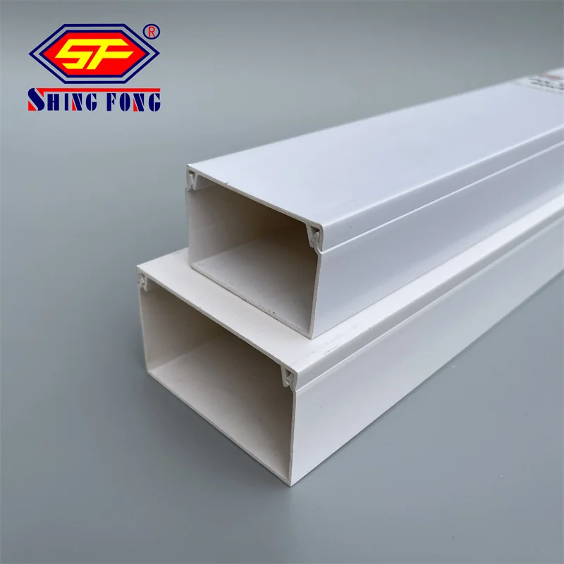 2022 Good Price PVC Cable Trunking Electrical Adhesive PVC Gutters Price