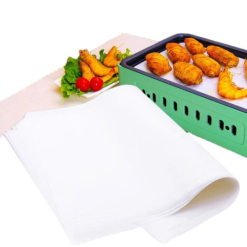 hot 200 Pcs Parchment Paper Baking Sheets 12x16 Inches Non-Stick Precut Baking Parchment Perfect for Baking Grilling