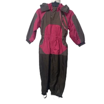 Good quality factory directly kid ski suits wholesale retro suit down