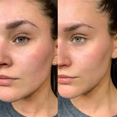 Татуаж лица тональный до и после Glow Perawatan Kulit BB Korea/MESO Kit Serum BB Pencerah Putih/Foundation Cair B