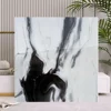 Black White Ink Marble