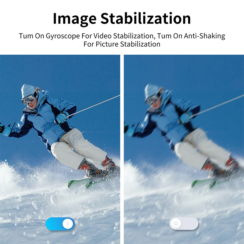 Action Camera 5K 30FPS EIS Video with Optional Filter Lens 48MP Zoom 1080P Webcam Vlog WiFi Action Camera with Remote Control