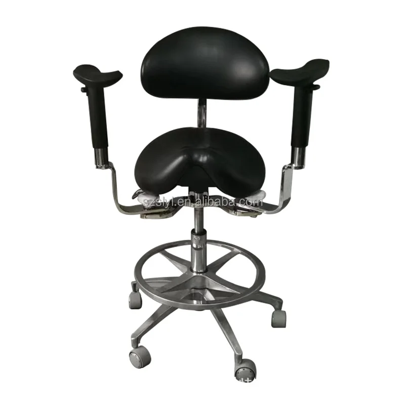 Ergonomic Dental Chair with Adjustable Backrest for Hospitals Aluminum Alloy Dental Chairs