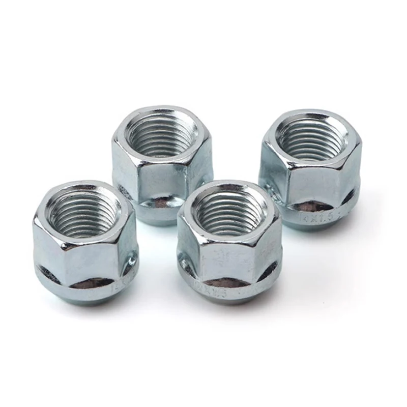 Car Alloy Wheels Nuts Bolts Screws Silver Width 19MM Length 12 / 16 / 21MM M12X1.5 12x1.25 14x1.5