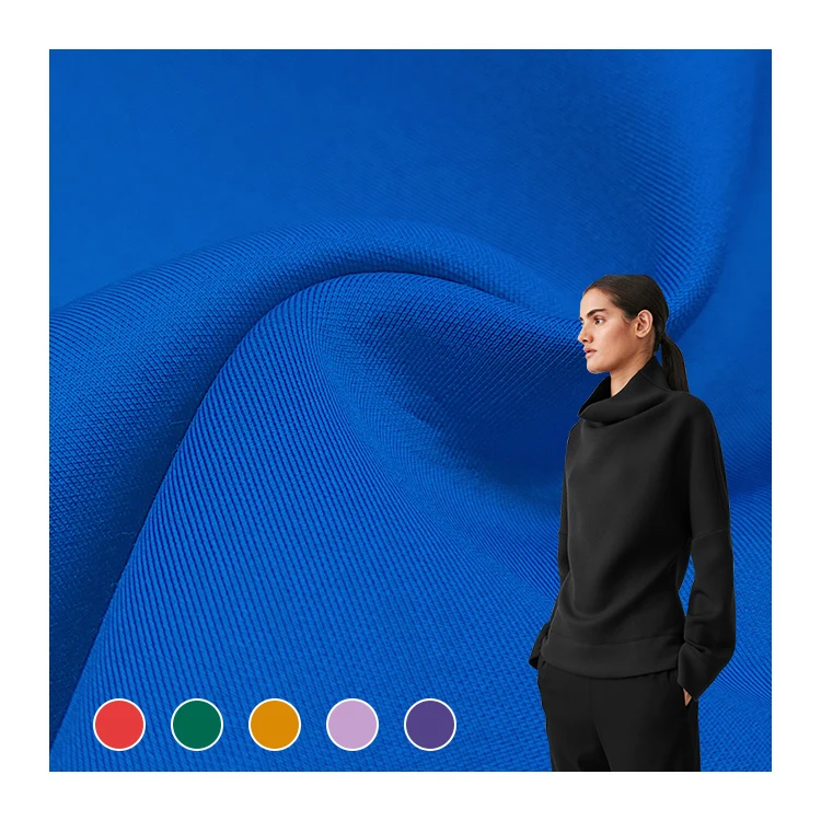 Stretch Solid Neoprene Fabric 3D Scuba Material by Roll, Factory Wholesale Waterproof Polyester Neoprene Scuba Fabric/