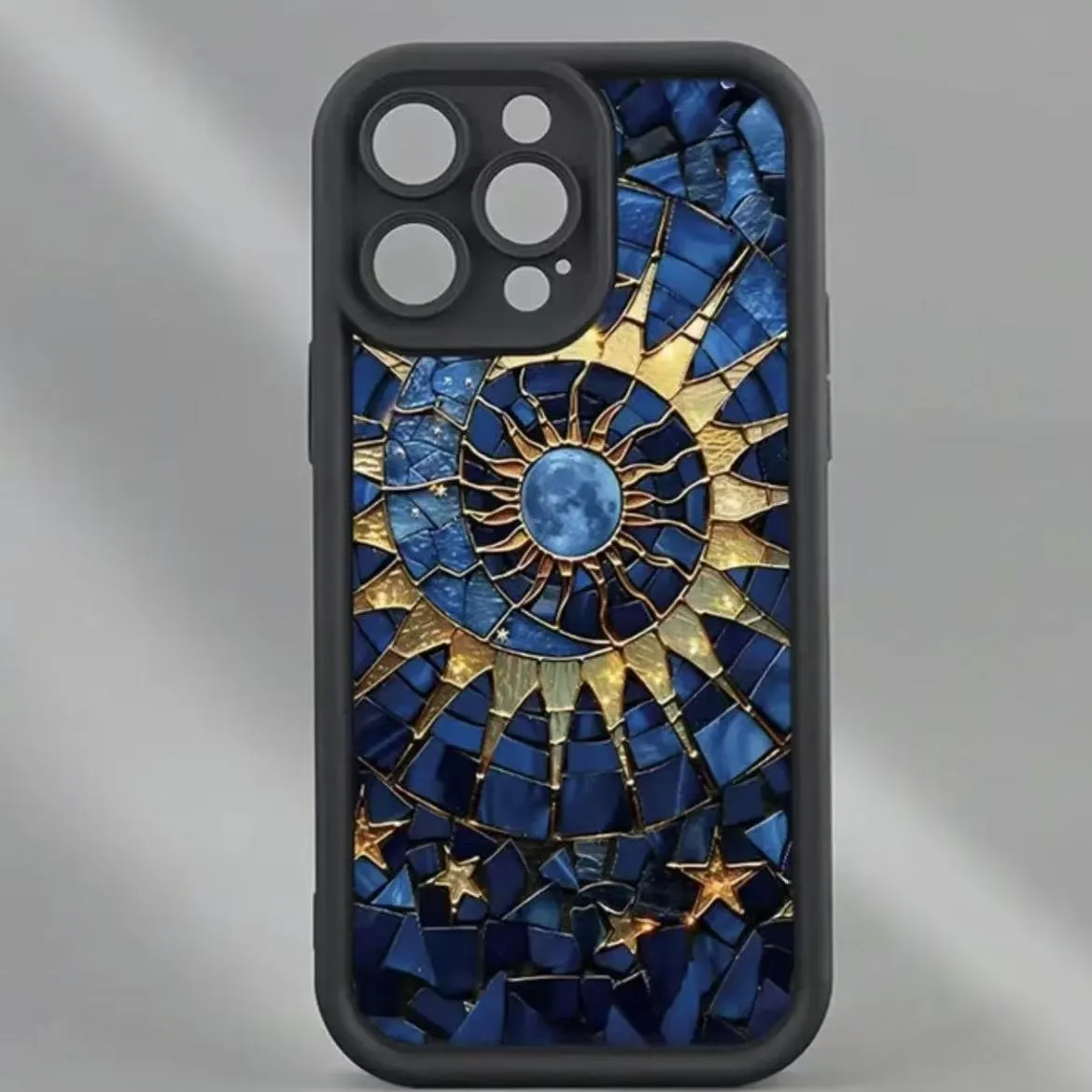 Aesthetic Print Sun Moon Case for Iphone 17-11 Pro Max