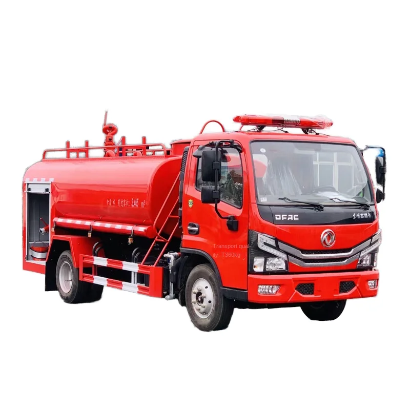 product dongfeng 4x2 dorica diesel pumper fire truck new condition aerial pumper 4000l water tanker spraying machine fire sprinkler-1