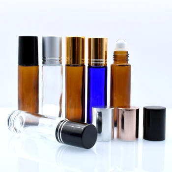 roll on 10 ml perfume oil roller bottle amber clear glass bottle perfume oil roll on bottle 15ml 10ml clear with rose gold cap