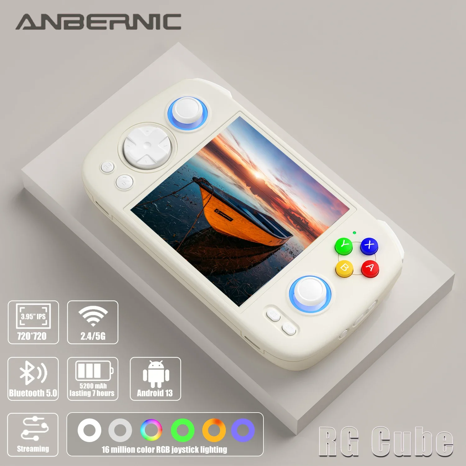 Anbernic RG CUBE ベージュホワイト 美品 Anbernic RG Cube 128GB