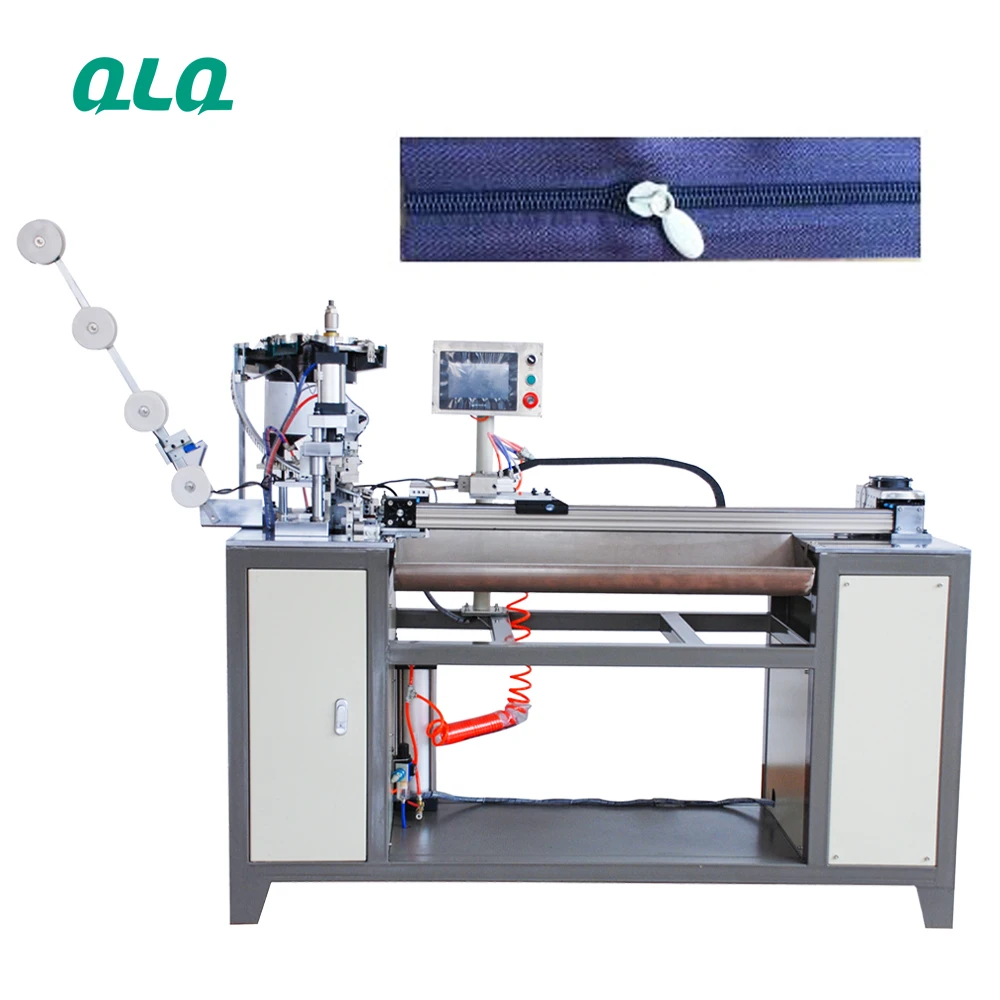 Zipper Cutting and Slider Mounting Machine to Make Bag Zipper High Quality Zipper Machines