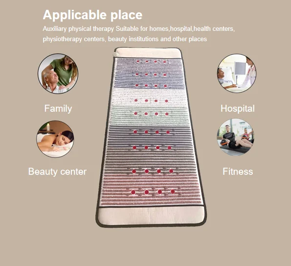 7 Gemstone Physiotherapy Meditation Energy Pemf Mat Far Infrared