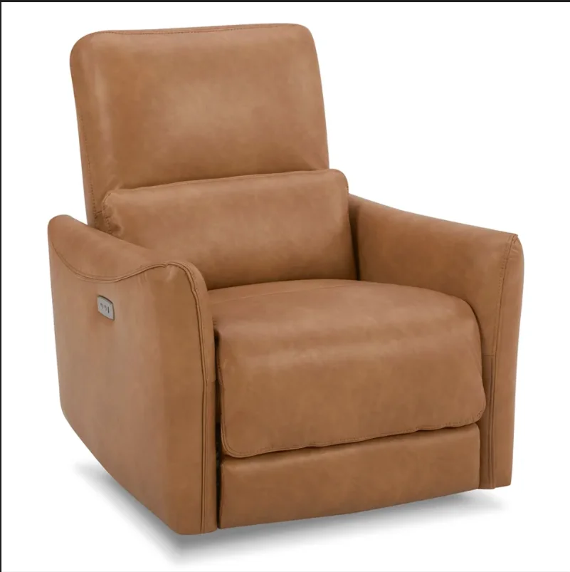 Geeksofa Modern Design High Adjustable Air Breathable Leather Electric Power Recliner Sofa Chair With USB Charger in the Switch