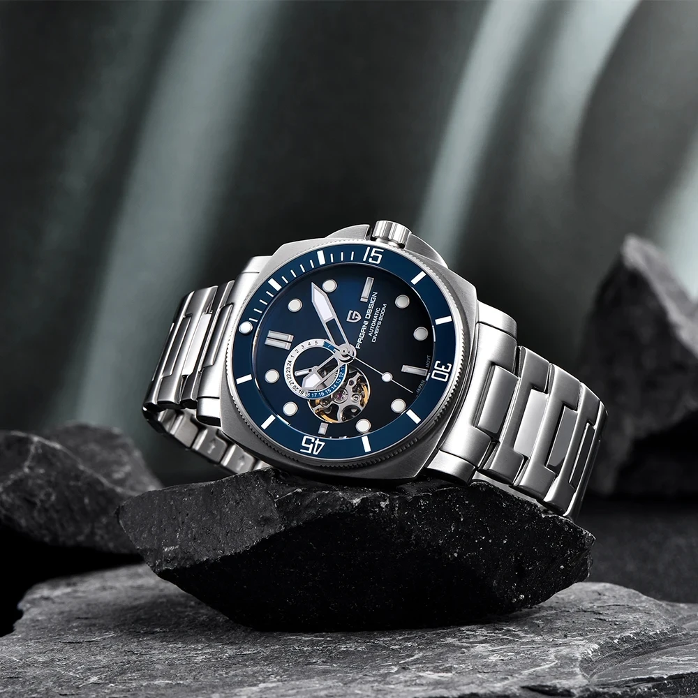 PAGANI DESIGN 43MM Men's Luxury Wrist Watch 200M Diving