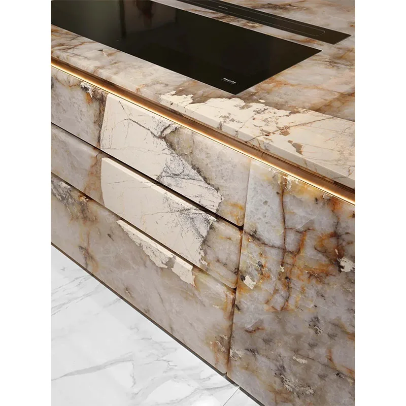 product natural brazil patagonia quartzite countertops vanity tops  table tops indoor kitchen translucent marble counter top-4