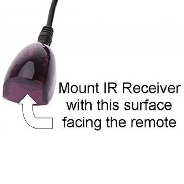 Inteset Wideband Infrared Receiver IR Extender Cable for Cable Boxes