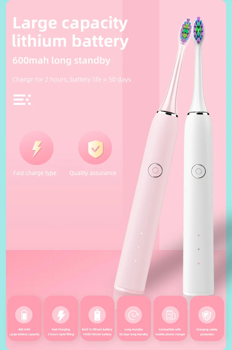 Ipx7 Usb Fast Charge Charging Automatic Vibrate Dental Electrical