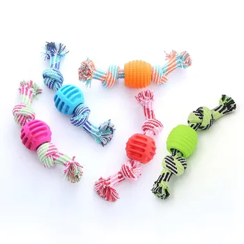 Dog Rope Chew Toy Kits Tough Puppy Toys Indestructible Tug-of-War for Boredom Teeth Cleaning Dental Care Stress Relief Toys