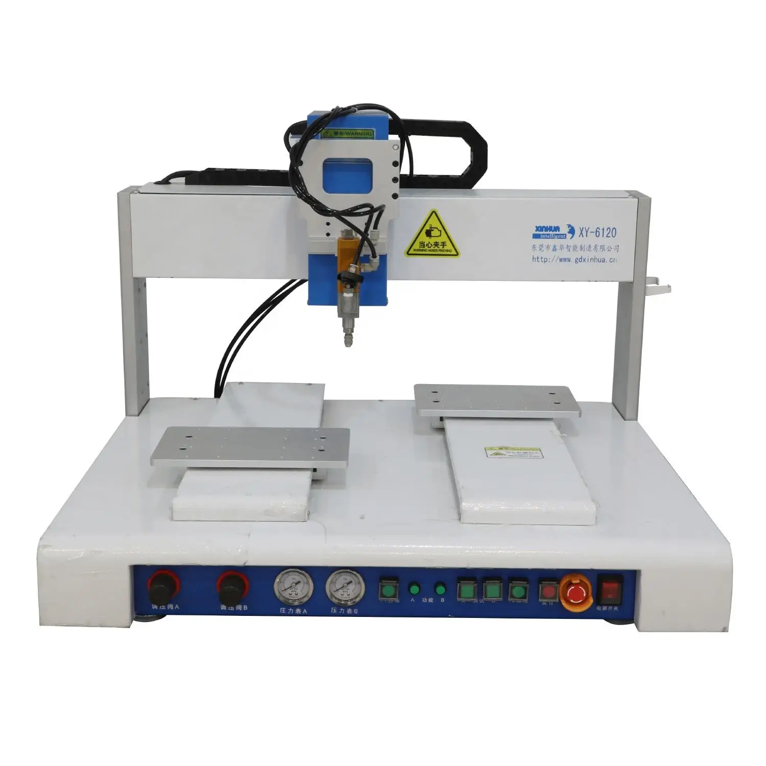 Full Automatic Epoxy Resin Pump and Motor Based Rotating Red Glue Dispenser Machine for Mobile Phone Shells