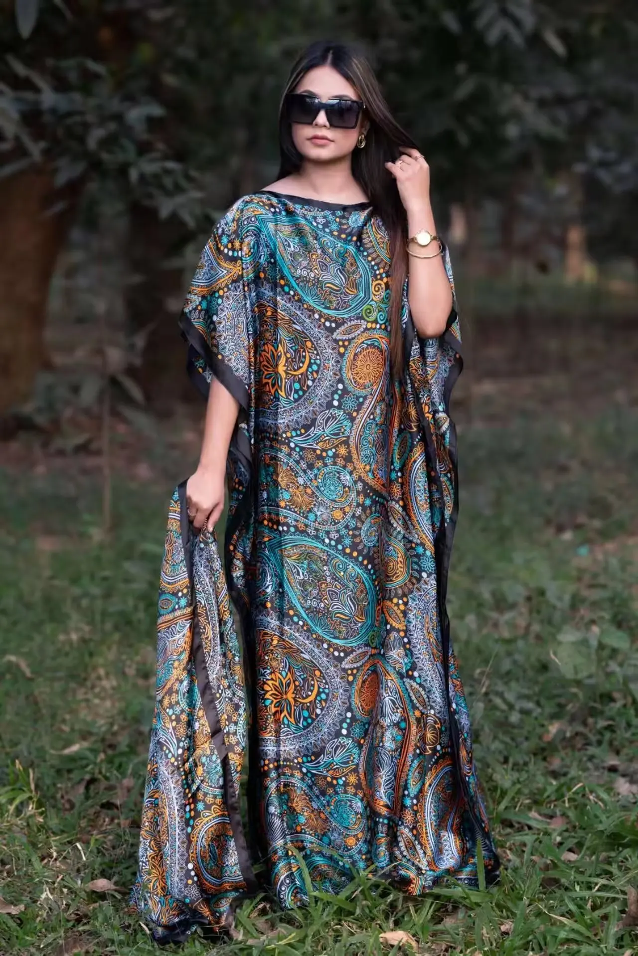 knee length dresses for ladies African Kaftan Dress for Women Plus Size  Arabic attire