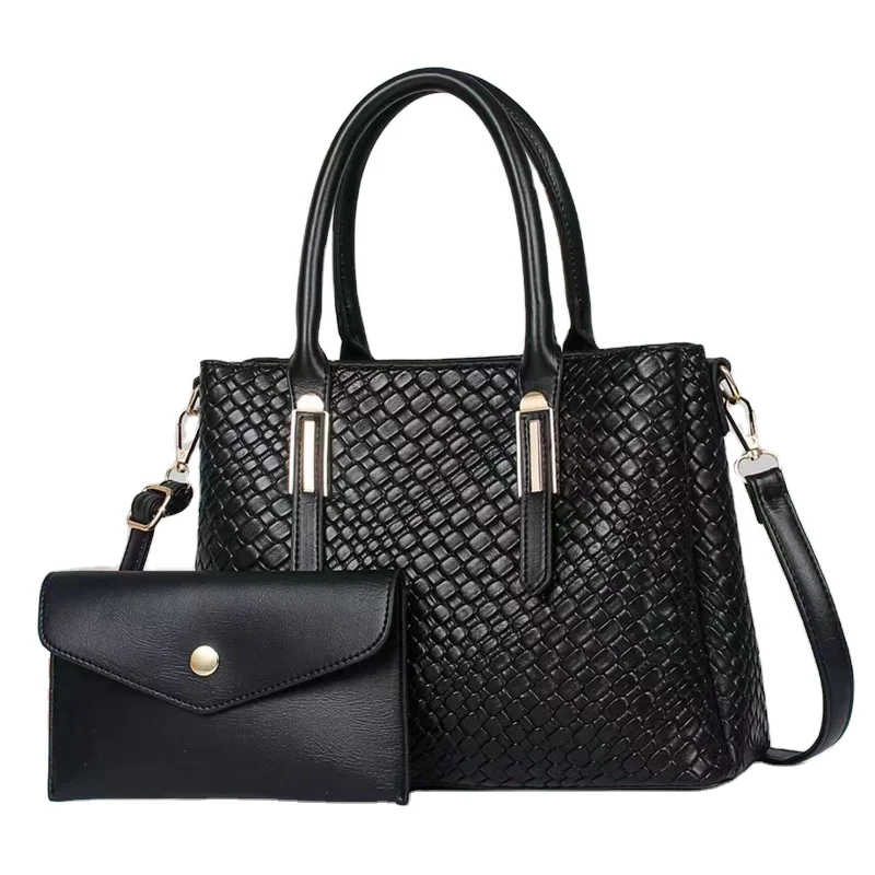 Minimalist 2024 New Two Piece Set Solid Color Fashion Versatile Casual Shoulder Handheld Bags for Women