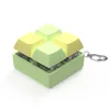 4 in 1 squre green base+personalized keycaps