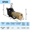 สีทอง SP300(3HP/2.2KW/60HZ/220V)