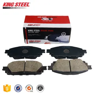KINGSTEEL OEM 04465-0K380 Hot Sale Ceramic Semi Metallic Brake Pads for NISSAN Xenia INNOVA Hilux Revo Auto Parts
