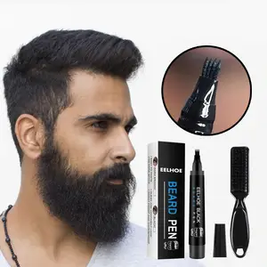 Costom Men Beard Growth Pen Beard Enhancer Nourish Shaping Anti Hair Loss Facial Hair Moustache Repair Shape Regrowth Pen