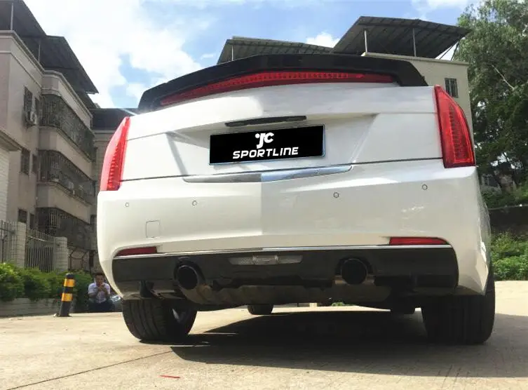 Ats V Rear Diffuser Carbon Fiber Rear Bumper Diffuser For Cadillac Ats 2014-2018 - Buy Ats ...
