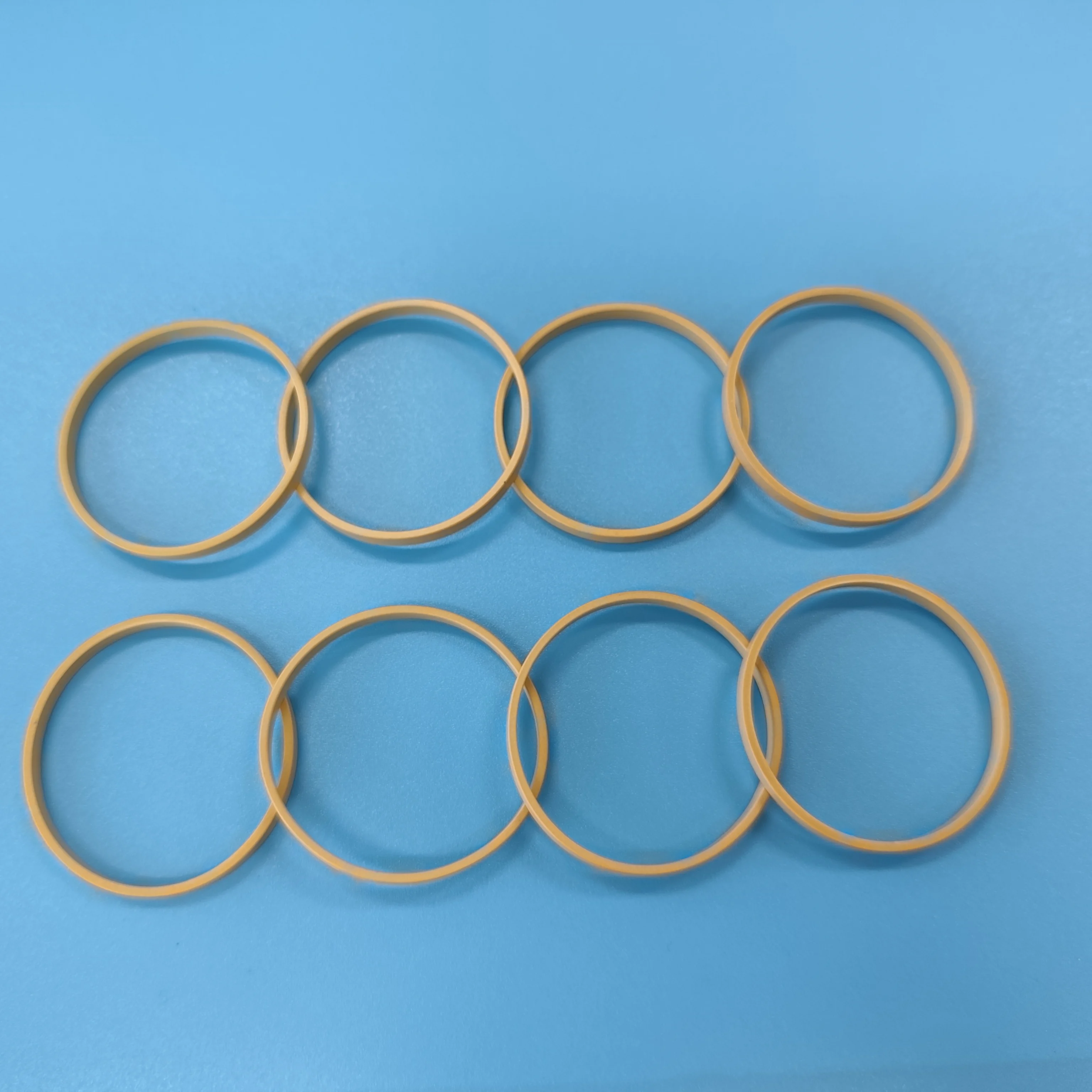 Factory Custom White High Chemical Stability 100% Virgin PTFE Gasket PTFE Seals O-ring Ptfe  Pi Flat Gasket Sealing Washers
