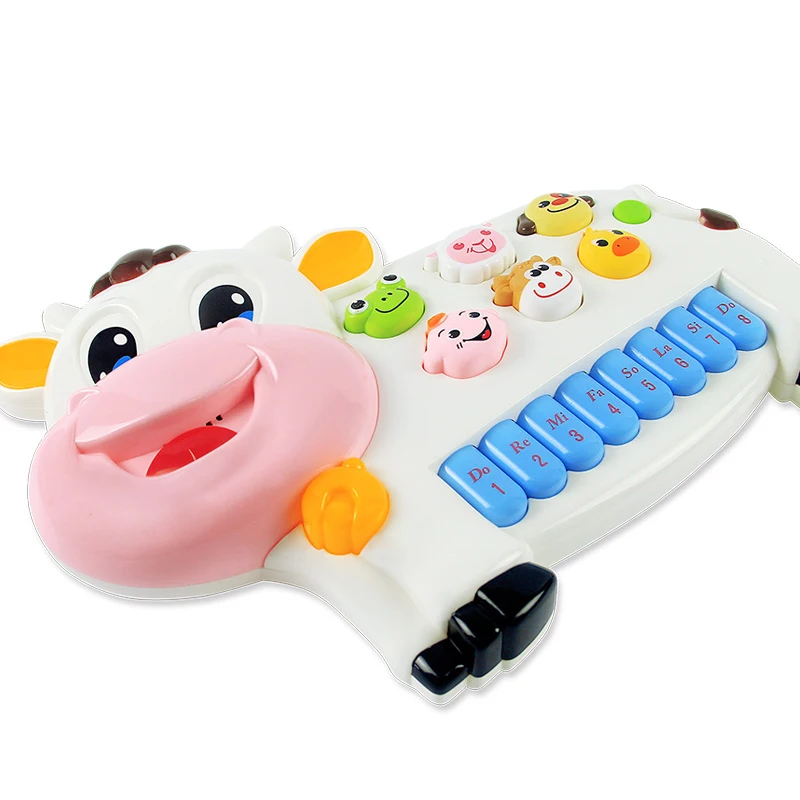 ChuangFa電気漫画動物ピアノ楽器おもちゃ赤ちゃんオルガンピアノ