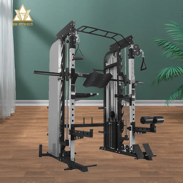 commercial gym equipment smith machine fitness exercise machine weight cage power rack power cage smith machine