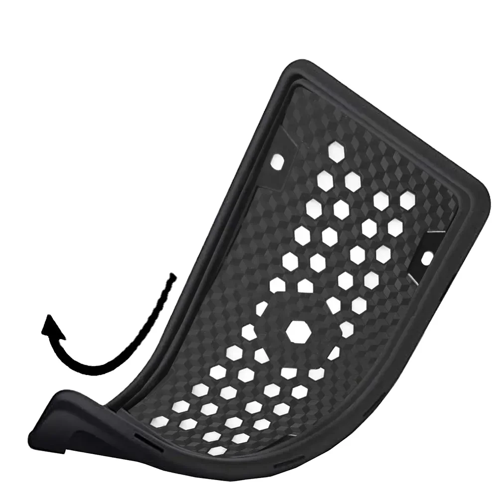 Silicone Black License Plate Frame Durable US Standard License Plate Frames with Water Holes