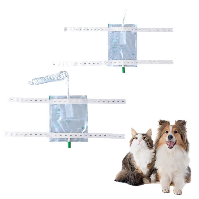 Customizable Portable Collector External Urine Bag with Belt For Cats And Dogs