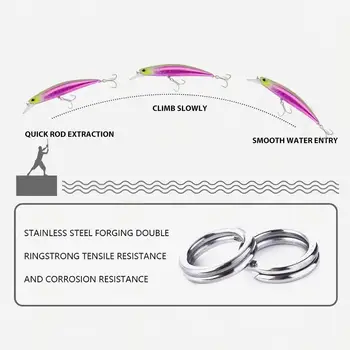 Cheery Chinese Factory Best Fish 110mm 27g Minnow Sinking Hard Fishing Lures for Saltwater Artificial Hard Bait – Minnow – view 4